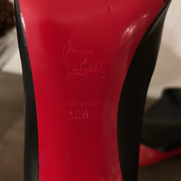 Christian Louboutin Coursive Peep Toe Pump sz 40.5 - Picture 7 of 11